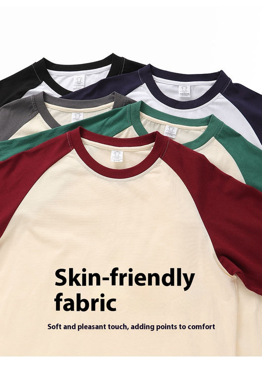 Playera Raglan Contraste 230g para Hombre - Comodidad de Verano - Image 25