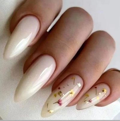 Parches de Uñas Dorado Retro con Fragmentos de Lámina - Armor Fashion - Image 17
