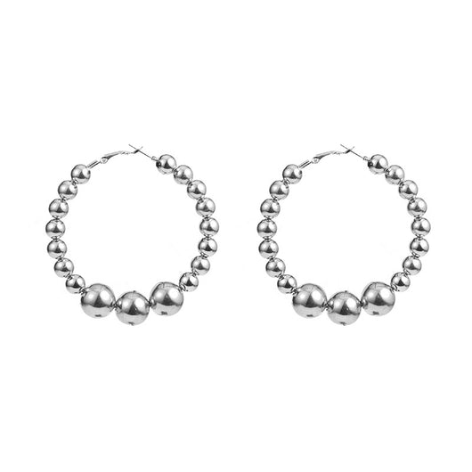 Aretes Minimalistas Ins Wind - Anillo de Aleación Elegante - Image 9