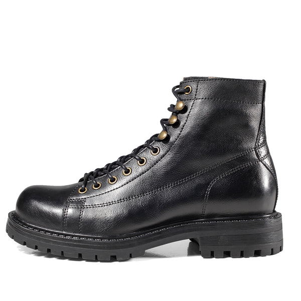 Botas Martin para Hombre Cuero Premium Alto Retro Forro Térmico Suela Reforzada