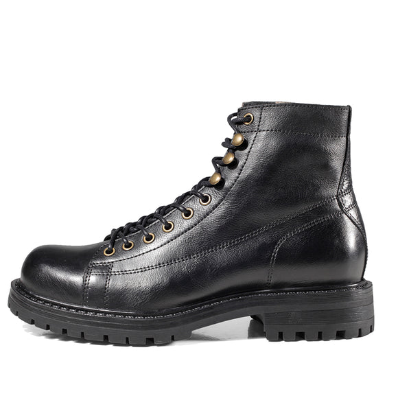 Botas Martin para Hombre Cuero Premium Alto Retro Forro Térmico Suela Reforzada
