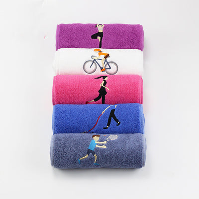 Toalla Deportiva de Algodón con Bordado Maratón - Image 6