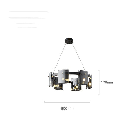 Lámpara Colgante de Vidrio Moderno para Sala, Dormitorio y Estudio - Image 4