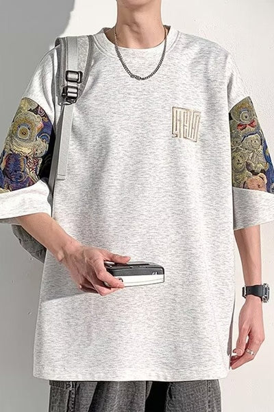 Camiseta Manga Corta Hombre Estilo Chino Diseño Nacional - Image 18