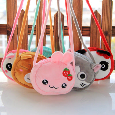 Mochila Infantil Adorable Panda, Conejo y Gato - Bolsa Cruzada para Niños - Image 12