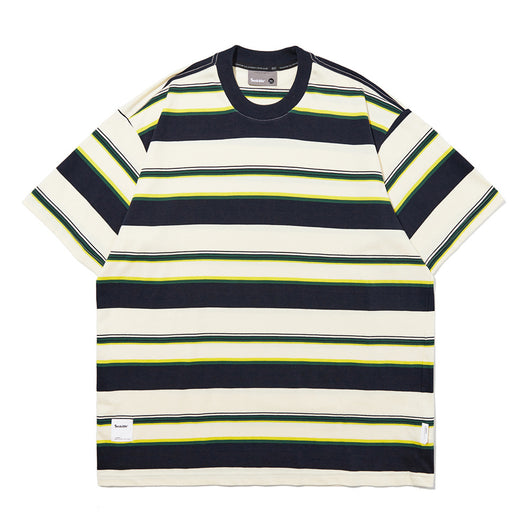 Camiseta Hombre Rayas Cuello Redondo Corte Relajado Estilo Retro - Image 3