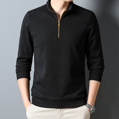 Camisa Casual con Cuello de Solapa y Cierre de Cremallera para Hombre - Image 8