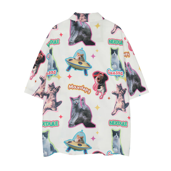 Playera Estampada con Diseño Cartoon para Hombre