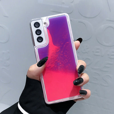 Funda Fluorescente Antiimpacto con Efecto Arenas Movedizas para Celular - Image 8