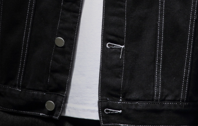 Chaqueta Casual Negra para Otoño - Estilo Versátil - Image 8