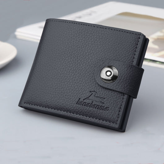Billetera Corta para Hombre con Cierre Retro - Image 7