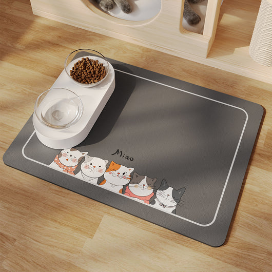 Tapete Absorbente para Comedero de Mascotas - Antideslizante y Lavable - Image 36