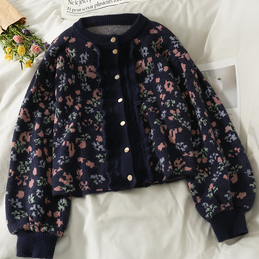 Cardigan Holgado Estilo Universitario para Mujer - Image 27