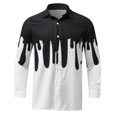 Cardigan Rayado para Hombre con Solapa y Manga Larga - Image 7