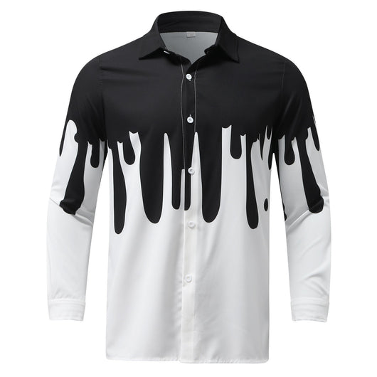 Cardigan Rayado para Hombre con Solapa y Manga Larga - Image 7
