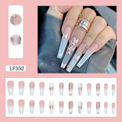 Parches de Uñas Diamante Mariposa Ballet Trapezoidales - Image 7