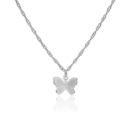 Collar Clavícula con Dije Mariposa de Metal y Borla - Image 9