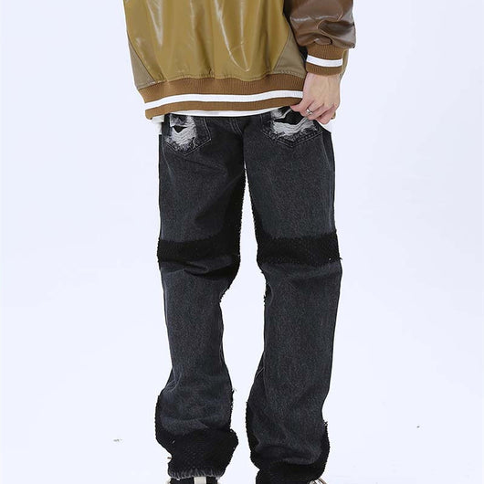 Jeans Holgados Casuales para Hombre con Detalles Deshilachados - Image 5