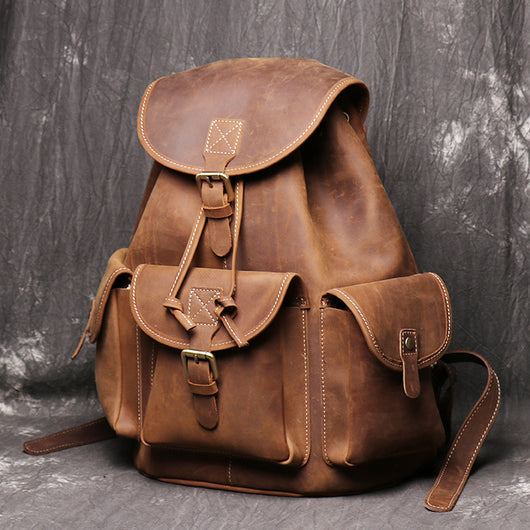 Mochila de Cuero Crazy Horse para Mujer - Image 28