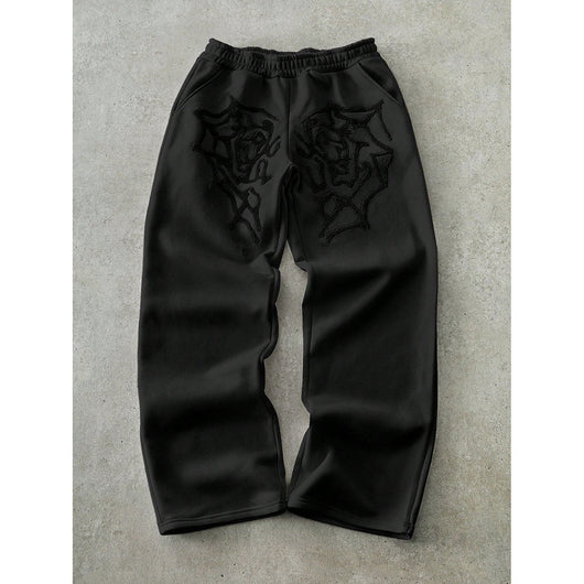 Pantalones Rectos Holgados de Diseño Contemporáneo para Hombre - Image 14