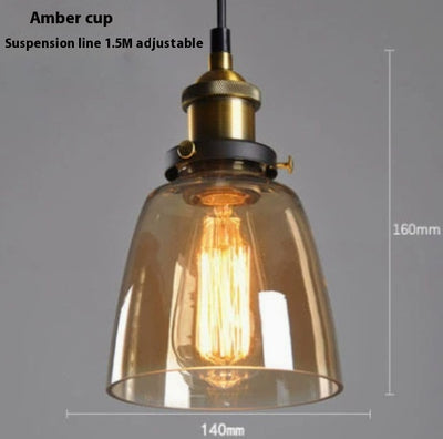 Lámpara Colgante Nórdica de Cristal Transparente para Restaurante - Image 9