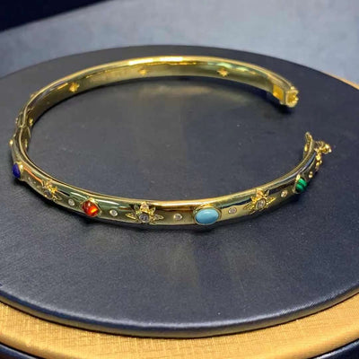 Pulsera de Piedra Estilo Romano Colores Naturales para Mujer - Image 8