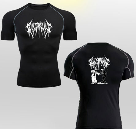Playera Deportiva Elástica con Estampado 2D de Secado Rápido para Hombre - Image 12