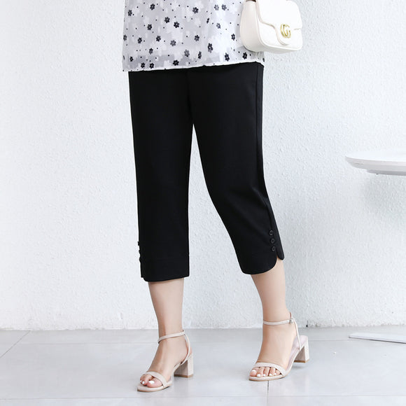 Pantalones Rectos de Cintura Alta Holgados para Verano