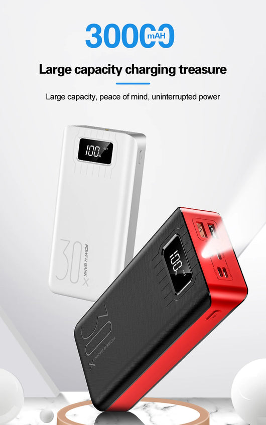 Batería Externa 30000 mAh - Carga Rápida para Múltiples Dispositivos - Image 10