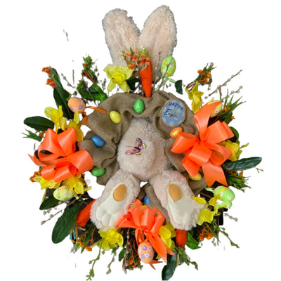 Guirnalda Decorativa Pascual con Conejos, Zanahorias y Huevos - Image 5