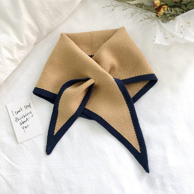 Chal Triangular Tejido para Otoño e Invierno - Bufanda Elegante para Mujer - Image 8