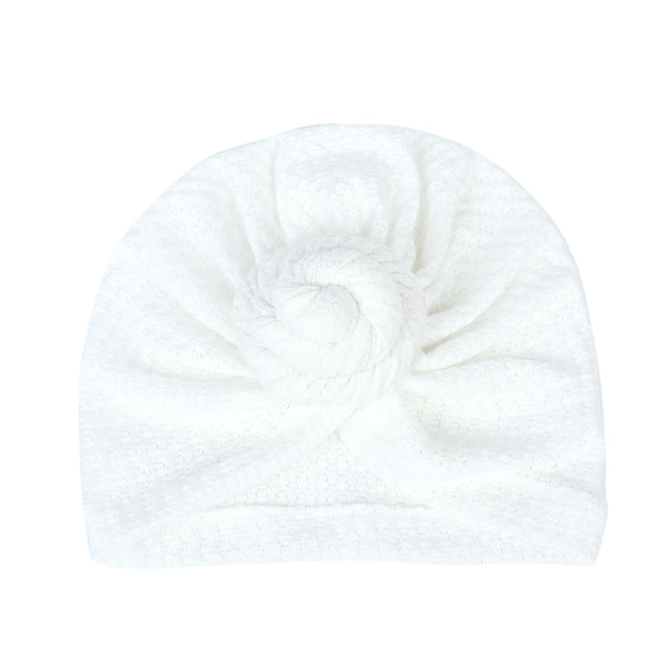 Gorro de Bebé Waffle Liso con Elástico Ajustable - Image 11