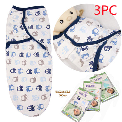 Saco de Dormir para Bebé de Algodón con Diseño Cartoon - Protección Antisobresaltos - Image 24