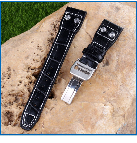 Correa de Reloj de Cuero Genuino Portugués Fire Jet - Image 20