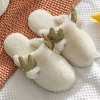 Pantuflas de Conejo con Orejas de Corzo para Mujer - Image 4