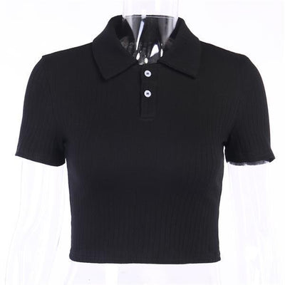 Polo Slim Fit Clásico de Color Liso - Manga Corta Versátil - Image 9