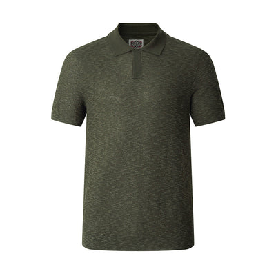 Polo Ejecutivo Slim Fit Tejido Texturizado de Seda de Hielo - Manga Corta para Hombre - Image 7