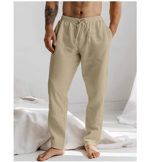 Pantalones Hombre Verano Cintura Elástica Transpirables - Image 11