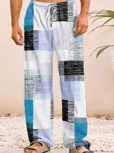 Pantalones Casuales para Hombre con Patrón Cuadros - Diseño Moderno y Versátil - Image 8