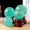 Esfera de Fluorita Azul Natural - Piedra Genuina para Feng Shui y Decoración
