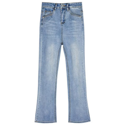 Jeans Acampanados Retro Cintura Alta Efecto Esbeltez para Mujer - Image 19