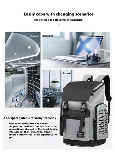 Mochila Universitaria de Gran Capacidad con Compartimento para Laptop - Image 17