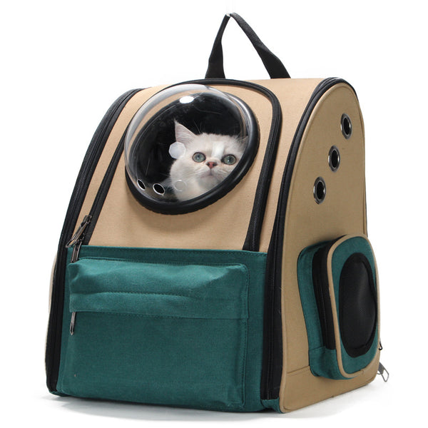 Mochila Portátil para Mascotas - Gatos y Perros