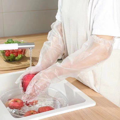 Guantes Desechables Extendidos Impermeables para Cocina y Limpieza - Image 13