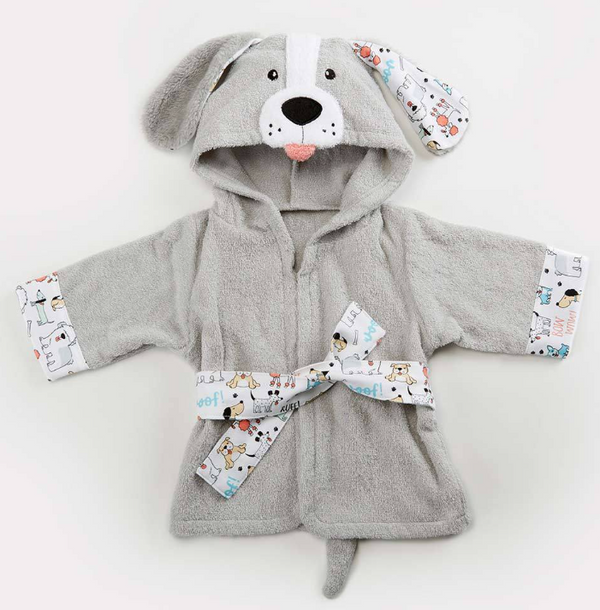 Bata de Baño Infantil con Capucha - Toalla Modelo Animales Lindos en Algodón