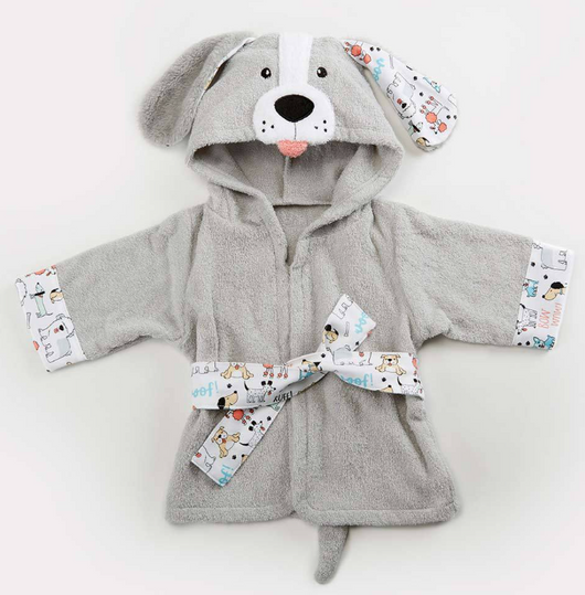Bata de Baño Infantil con Capucha - Toalla Modelo Animales Lindos en Algodón - Image 2