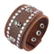 Multi-layer vintage cowhide rope Skull coffee