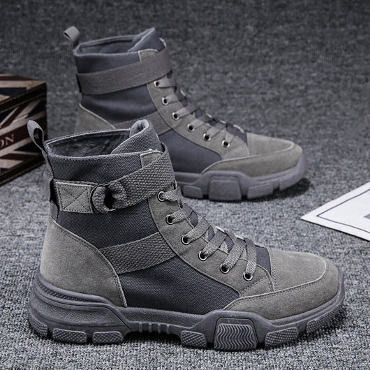 Botas de Trabajo Martin Canvas Altas para Hombre - Image 2