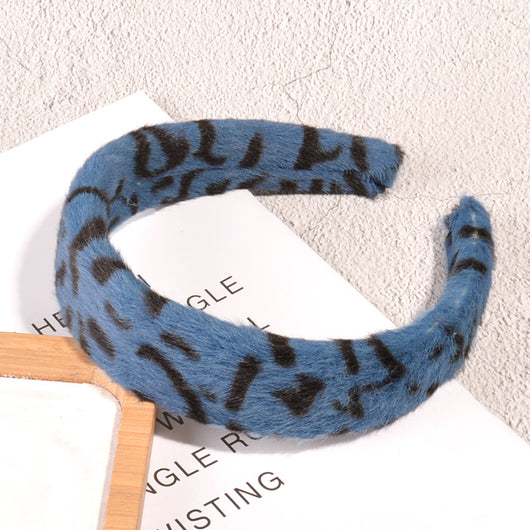 Diadema Estampado Leopardo Suave y Esponjosa - Image 21
