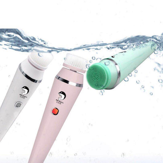 Limpiador facial eléctrico con gel de sílice